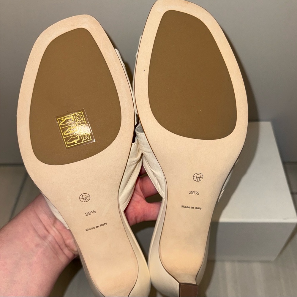 The Row Knotted Sandals, 39.5, Chocolate Blanc - Picture 10 of 12